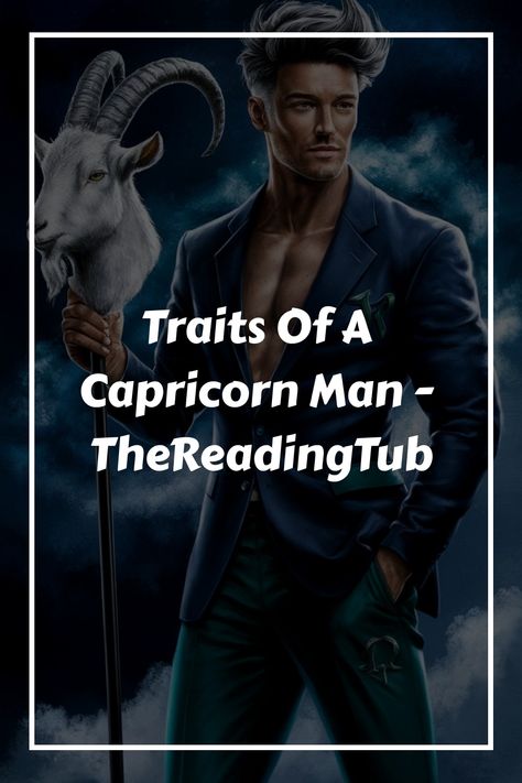 When it comes to the zodiac sign of Capricorn, men born under this sign possess a unique combination of traits that set them apart from others. Capricorn men Capricorn Male Traits, Capricorn Men Traits, Capricorn Man Facts, Capricorn Men, Capricorn Tattoos, Capricorn Star Sign, Capricorn Horoscope, Capricorn Constellation, Capricorn Zodiac Sign