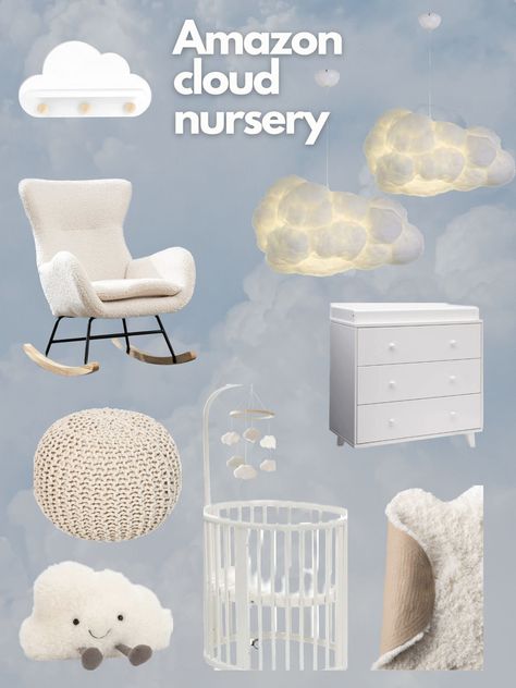 Amazon cloud nursery | Nursery theme inspo | cloud nursery | neutral themed nursery | nursery moodboard | cloud nursery moodboard | baby boy nursery | baby girl nursery | amazon nursery finds

This is an affiliate link. Teddy Bear Cloud Nursery, Clouds For Nursery, Nursery Themes Sky, Cloud 9 Nursery, Blue Cloud Nursery, Heaven Nursery Theme, Mediterranean Nursery Ideas, Sky Baby Nursery, In The Clouds Nursery