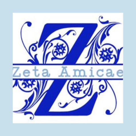 Zeta Amicae, Zeta Phi Beta, Supportive Friends, Sorority, White Frame, Diy Gifts, Royal Blue, Vision Board, Magnets