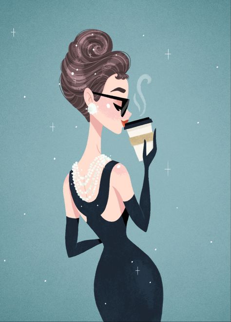 Audrey Hepburn Breakfast At Tiffanys, Audrey Hepburn Art, Holly Golightly, Art Fan, Tiffany Art, Looks Pinterest, Audrey Hepburn Style, Breakfast At Tiffany's, Breakfast At Tiffanys