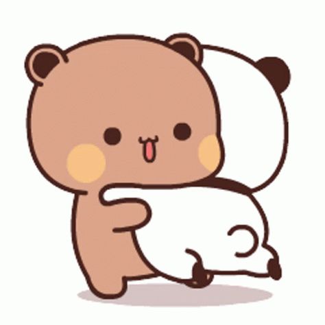 Turning Hugging GIF - Turning Hugging - Discover & Share GIFs Calin Gif, Cute Gifs, Hug Stickers, Hug Gif, Bear Gif, Animiertes Gif, Cute Couple Comics, Chibi Cat, Cute Bunny Cartoon