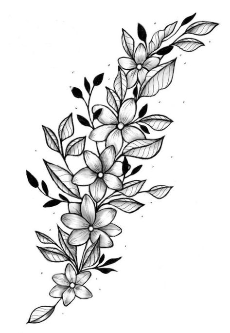 Small Floral Tattoo Design, Flower Wrist Tattoo, Flowers Drawing, Floral Tattoo Design, White Drawing, Cover Up Tattoos, Flower Tattoo Designs, Dope Tattoos, Mandalay