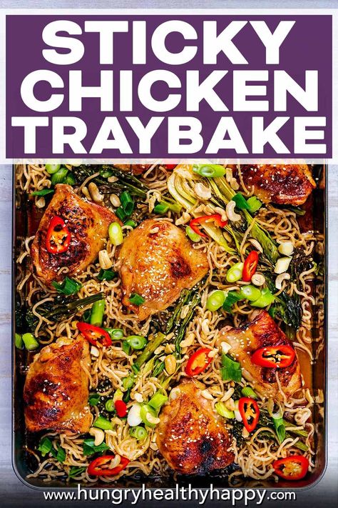 Tray Bake Chicken Recipes, One Tray Dinners Sheet Pan, Chicken Thigh Tray Bake Recipes, Tray Bake Recipes Dinner, Tray Bakes Dinner, Chicken Tray Bake Recipes, Cooked Chicken Temperature, Chicken Traybake, Spice Tray