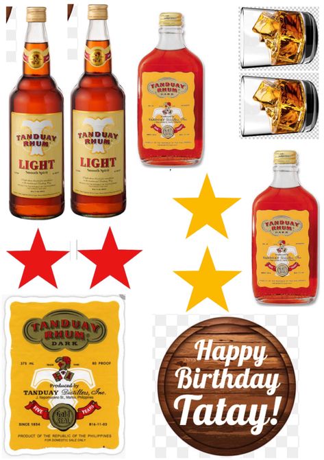 Tanduay Cake Topper Printable, Tanduay Logo, Beer Cake Topper Printable, Tanduay Cake Topper, Tanduay Cake Design, Alcohol Bottle Cake, Tanduay Cake, Cake Toppers For Men, Tanduay Rum