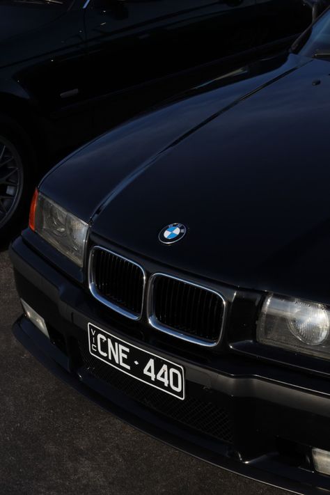 Bmw E36 Black, E36 Coupe, Bmw Black, Bmw Classic Cars, Bmw Alpina, Bmw Classic, Bmw E36, Street Racing Cars, Street Racing