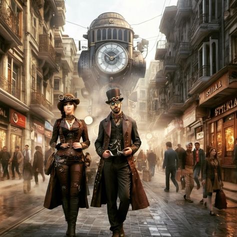 PixelPunk SteamPunk Steampunk Tumblr, Steampunk Inventor Aesthetic, Steampunk Horror Aesthetic, Steampunk Aesthetic City, Victorian Steampunk Aesthetic, Steampunk Couple, Steampunk Aristocrat, Steampunk City, Steampunk Aesthetic