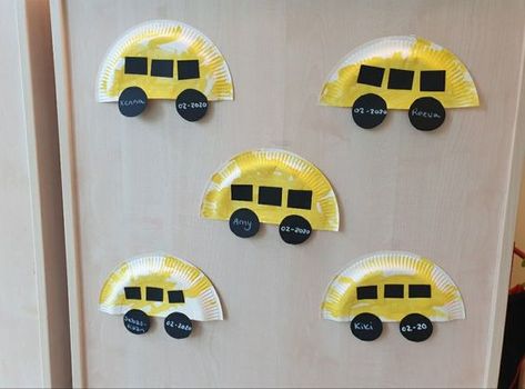 Preschool Transportation Crafts, Transportation Preschool Activities, Bus Crafts, Transportation Activities, Transportation Crafts, Transportation Preschool, Art Activities For Toddlers, Eyfs Activities, Nursery Activities