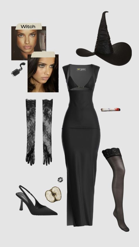 #witch #halloween #halloweenaesthetic #halloweencollage #halloweeninspo #halloweencostume Halloween Costumes For Brunettes, Halloween Costumes Brunette, Classy Halloween Costumes, Witch Costumes, Pretty Halloween Costumes, Halloween Party Outfits, Cast A Spell, Witch Halloween Costume, Scary Halloween Costumes