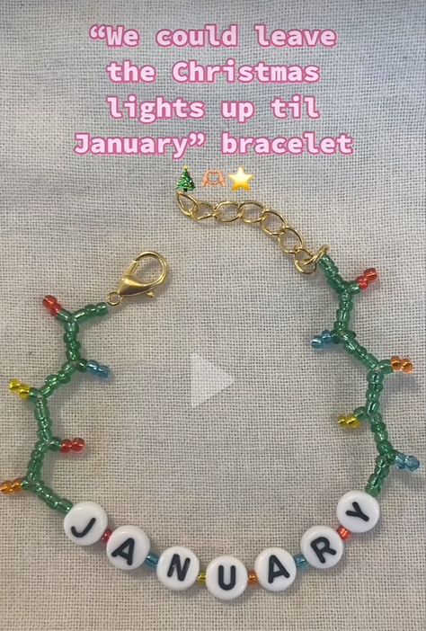 Taylor Swift Christmas Bracelet, 123 Lgb Bracelet, Ts Bracelet Ideas, Eras Bracelets, Taylor Swift Christmas, Diy Beaded Bracelets, Bracelet Inspo, Bracelets Ideas, Friendship Bracelets Designs