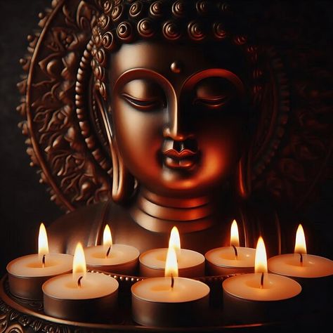 Photo statue of buddha with candles on a... | Premium Photo #Freepik #photo Statue Of Buddha, Candles Dark, Business Card Maker, Poster Maker, Card Banner, Poster Invitation, Presentation Template Free, Cartoon Clip Art, Dark Background