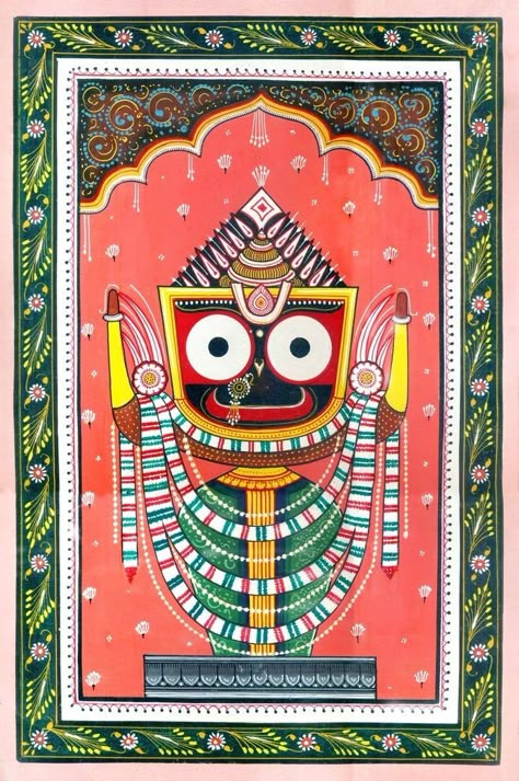 Jagnath Puri Drawing, Jagnath Puri Painting, Lord Jagannath Mandala Art, Pattachitra Paintings Jagannath, Jagannath Paintings, Puri Jagannath Painting, Jagannath Painting Art, Lord Jagannath Paintings, Jagannath Drawing