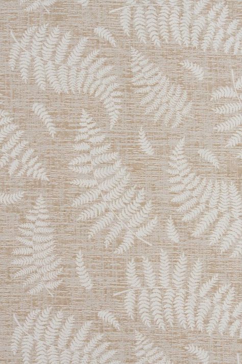 With a plant pattern inspired by the shape of fern leaves, the Norah drapery has a natural fabric, reminiscent of the beauty of raw materials. Norah is a curtain that can complement the arrangements inspired by nature, both due to the pattern and the neutral fabric and shades. #mendolafabrics #bringingtextilestolife #curtain #fabrics #novemberaesthetic #welcomenovember #fallaesthetic #homecurtains #fabriccrafts #fabrictexture Curtain Cloth Texture, Neutral Fabric Patterns, Curtain Fabric Texture, Fabric Texture Pattern, Beige Curtains, Curtain Fabrics, Neutral Fabric, Fern Leaves, Natural Interior