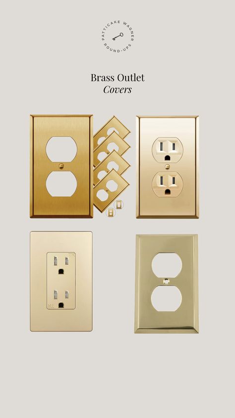 brass outlet covers. click on photo to shop. Copper Outlet Covers, Gold Outlet Covers Light Switch Plates, Marble Outlet Covers, Brass Electrical Outlets, Brass Outlet Covers Kitchen, Brass Toggle Light Switch, Brass Outlet Cover, Gold Outlet Covers, Outlet Covers Ideas