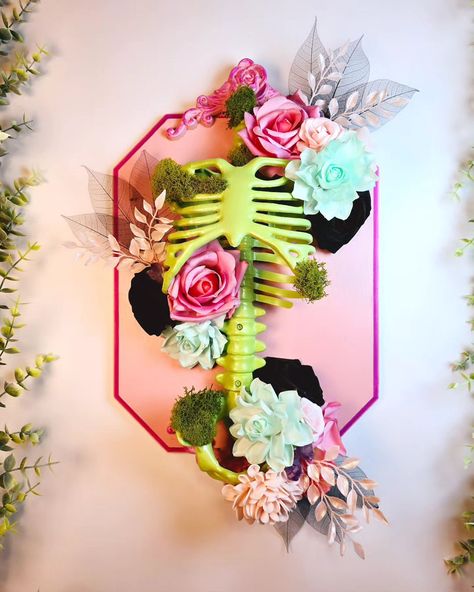 Pastel Goth skeleton torso is now available on Etsy and YES! it's 50% off! Sale ends Sunday at midnight! 🩷💚☠️💚🩷 Promo Code: APRILFOOLS https://indigoauracreation.etsy.com/listing/1696098182 Pastel Goth Interior, Pastel Goth Party Decor, Goth Aesthetic Room, Goth Room Aesthetic, Pastel Goth Room Decor, Pastel Goth Wreath, Pastel Goth Bedding Set, Pastel Goth Room, Goth Living Room