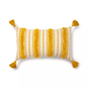 These Citrusy Living-Room Accents From Walmart Scream Summer Vacation | Hunker Rv Trips, Neutral Pillows, Decorative Lumbar Pillows, Garden Pillows, Unique Fabric, Living Room Accents, Cute Pillows, Cute Room Decor, Lumbar Throw Pillow