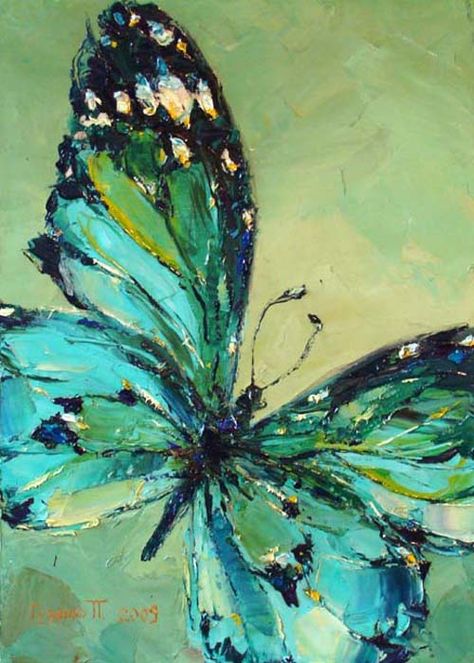 I like this artwork because it is different and not very realistic. The medium used (oil pastel?) shows off its colours well. Butterfly Abstract Painting, Spirit Painting, Colorful Butterflies Art, Butterfly Beads, Oil Pastel Paintings, Oil Pastel Art, Butterfly Painting, Lady Bird, Oil Pastels