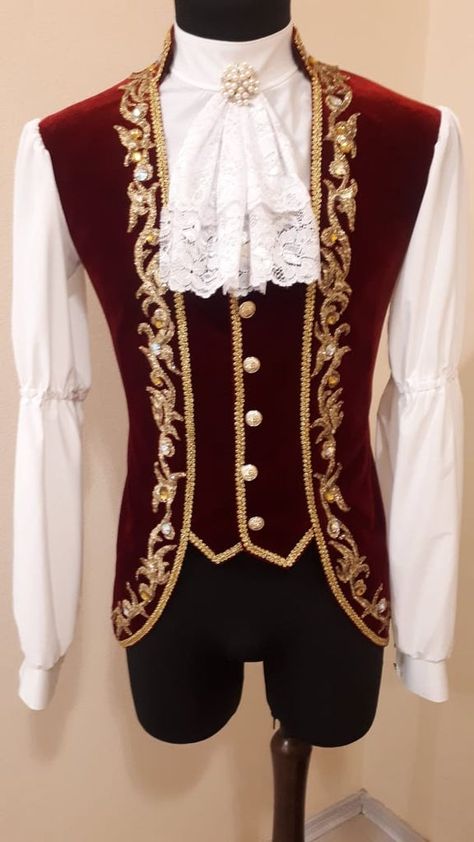 Red Prince Outfit, Princely Outfit, Prince Outfits Royal, Prince Outfit Design, Prince Outfits Aesthetic, Fantasy Prince Outfit, Yule Ball Outfits, Prince Outfit, Prince Suit