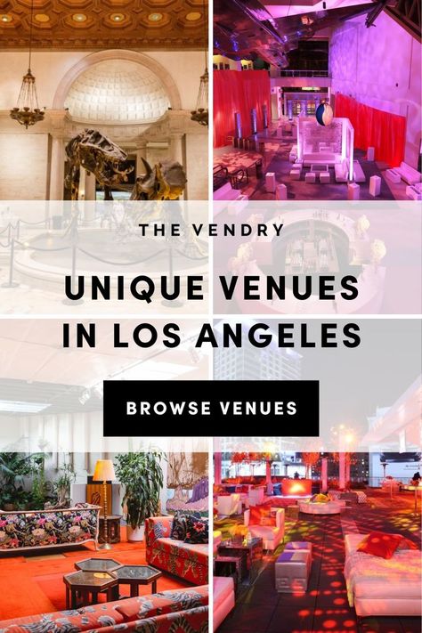 graphic of the most unique venues in Los Angeles Best California Wedding Venues, Sweet Sixteen Venues, Ebell Los Angeles Wedding, Los Angeles Wedding Venues, Bridal Shower Venues, Los Angeles River Center & Gardens Wedding, Unique Event Venues, Birthday Venues, Baby Shower Venues