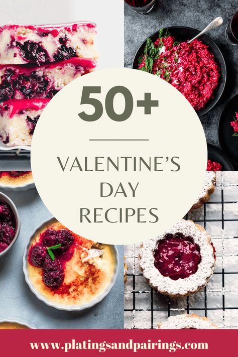 Valentine's Day is a time to celebrate love and romance. What better way to do that than by cooking a delicious meal for your special someone? Here's 50+ easy and romantic Valentine's Day dinner recipes that you can make at home. Valentine's Menu Ideas, Valentines Dinner Party, Valentine Dinner Party, Valentines Recipes, Valentines Dinner, Goat Cheese Appetizer, Baked Goat Cheese, Weeknight Recipes, Steak And Mushrooms