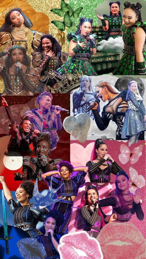 Six The Musical Nails, Musical Characters, Six Wallpaper, Six Wallpaper Musical, Six The Musical Poster, Six The Musical Phone Wallpaper, Six Poster Musical, Six Aesthetic Musical, Six The Musical Aesthetic