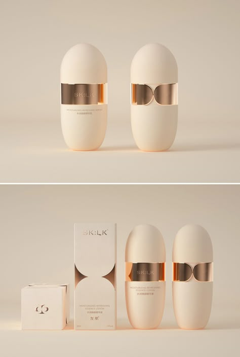 Cosmetic Product Packaging, Cosmetics Packaging Design, Luxury Skincare Packaging Design, Modern Cosmetic Packaging Design, Cosmetics Design, Cosmetic Package, Cosmetic Bottle Design, Silver Cosmetic Packaging Design, Innovative Cosmetic Packaging