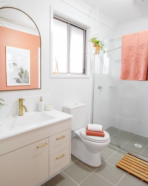 Ensuite makeover for under $1200 | Bunnings Workshop community Bunnings Bathroom, Bathroom Renovations On A Budget, Ensuite Makeover, Renovations On A Budget, Ensuite Renovation, Range Tile, Bathroom Ensuite, Diy Makeover, Diy Renovation