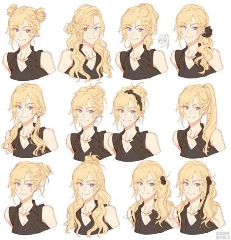 Anime Braids, Pelo Anime, Drawing Hair Tutorial, Manga Hair, Anime Hairstyles, Hair Sketch, Hair References, Anime Head, Drawing Hair