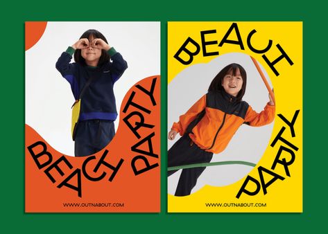 OUTnABOUT’s Visual Identity Is Beyond Playful Thanks To Creative Studio KauKau – PRINT Magazine Visuell Identitet, 카드 디자인, Visual Identity Design, Social Media Design Inspiration, We Are The World, Magazine Layout, Print Magazine, Graphic Design Branding, Brand Identity Design