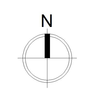 Architectural North Arrow North Sign Symbol, North Sign Architecture, North Symbol Architecture, North Symbol, North Arrow, Architecture Symbols, Compass Icon, Architecture Design Process, Arrow Drawing