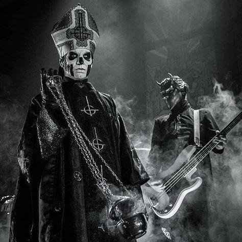 Beautiful shot of @thebandghost Ghost Band Terzo, Papa Emeritus Iii, Metal Meme, Rock & Roll, Papa Emeritus, Ghost Papa, Heavy Metal Art, Ghost Band, Band Ghost