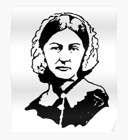 Florence Nightingale Nurse Poster Florence Nightingale Drawing, Florence Nightingale Art, Nurse Signs, Nurse Poster, Diy Resin Keychain, Florence Nightingale, Nursing Shirt, Posters For Sale, Nightingale