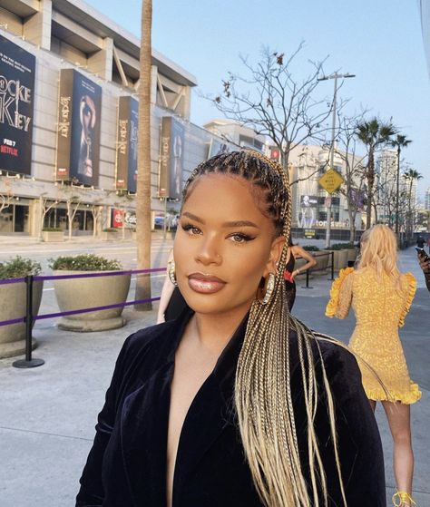 Twist Braids For Black Women, Long Twist Braids, Alissa Ashley, Long Twist, Braids For Black, Blonde Box Braids, Braided Styles, Blonde Braids, Girls Natural Hairstyles