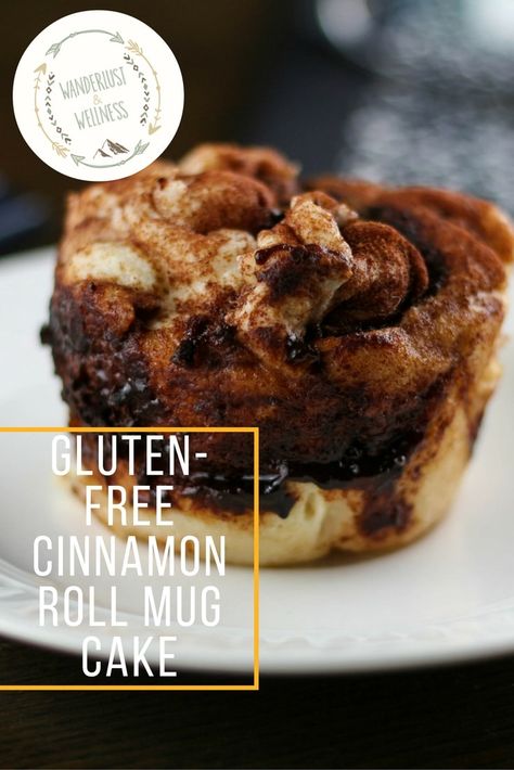 Cinnamon Roll Mug Cake, Cinnamon Mug Cake, Gluten Free Mug Cake, Gluten Free Cinnamon Rolls, Buckwheat Cake, Gluten Free Appetizers, Gluten Free Sweet, Mug Recipes, Gf Desserts