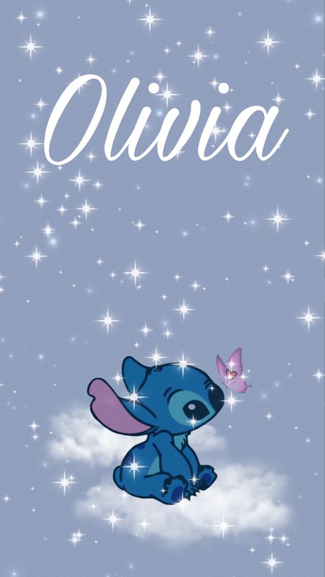 Olivia Name Wallpaper, Olivia Name, Stitch And Lilo, Wallpaper Iphone Boho, Name Wallpaper, Flower Wallpaper, My Friend, Wallpaper Iphone, Cute Wallpapers