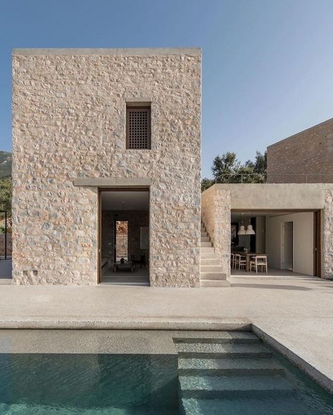 Dream Villa in Crete, Greece. Swipe left! Share your thoughts on this house. Your favorite 1-7? 🤍 Designed by… | Instagram Crete House, Dream Villa, Japandi Interior, Island House, Crete Greece, Crete, House Inspiration, Greece, Villa