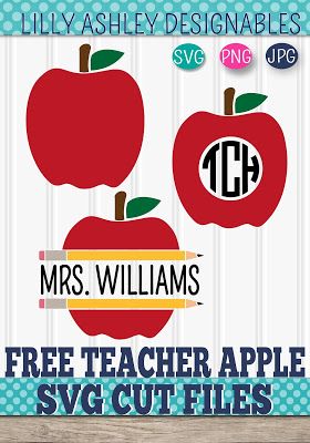 Teacher Appreciation Svg Free, Svg Teacher Designs Free, Apple Svg Free, Apple Set, Apple Svg, Binder Covers Printable, Apple Cut, Free Cricut, Free Monogram