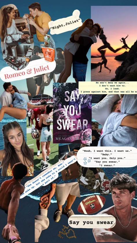 Say you swear #meganbrandy #book #football #romance #foundfamily Say You Swear Aesthetics, Say U Swear Book, Book Aesthetic Romance, Say You Swear Book, Say You Swear Book Aesthetic, Football Romance Books, Bookie Aesthetic, Say You Swear Meagan Brandy, Book Collage Aesthetic