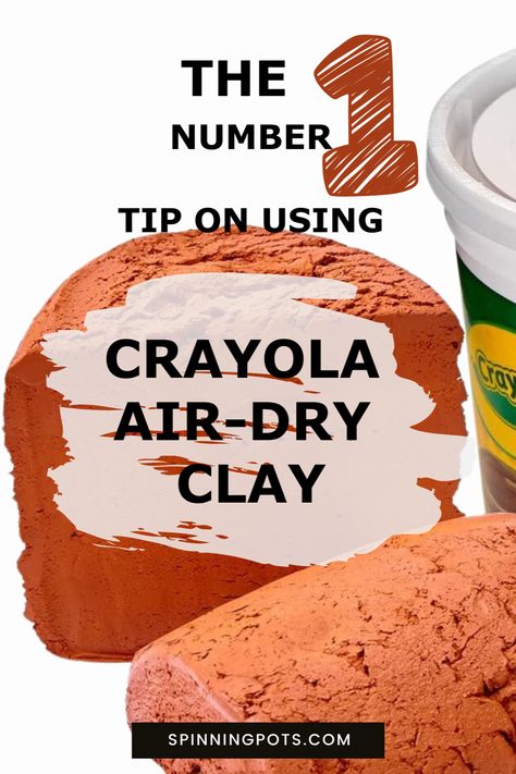 Unlock the secret to creating stunning, handcrafted pottery with our top tip on using Crayola Air-Dry Clay - Spinning Pots! With our in-depth guide, you'll be spinning your way into the world of beautiful ceramics in no time! How To Glaze Air Dry Clay, Air Dry Clay Tips, Crayola Air Dry Clay Projects, Crayola Air Dry Clay, Beautiful Ceramics, Colorful Pottery, Air Dry Clay Projects, Handcrafted Pottery, Clay Figurine