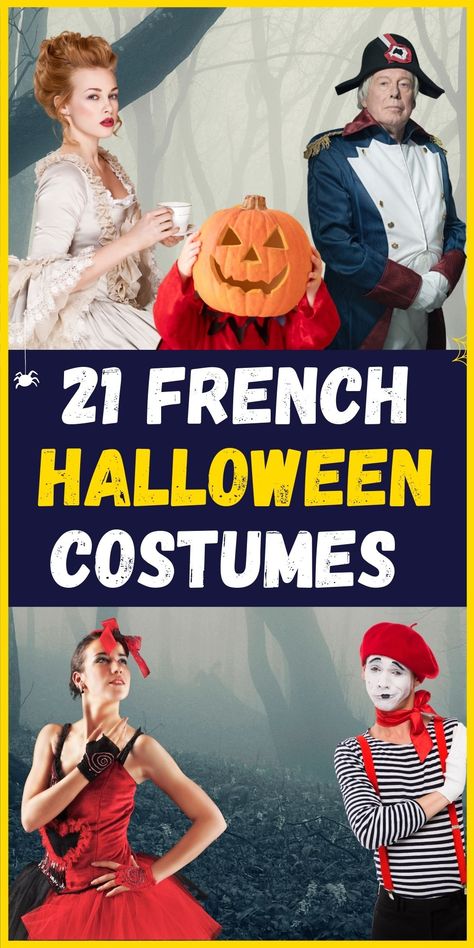 If you’re celebrating Halloween this year, you might want to try one of these options! Do you want a classic French style? A stereotypical dress? In what follows, you’ll find 21 great French Halloween costume ideas to inspire you in 2020. French Dress Up Party Costumes, French Themed Costume Ideas, French Dress Up Costume, France Costume Ideas, Paris Costume Ideas, French Woman Costume, Parisian Costume Halloween, Parisian Halloween Costume, Stereotypical French Outfit