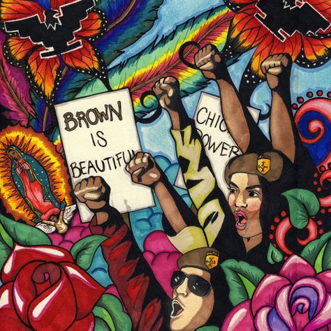 Chicano Primero Chicano Love, Latino Art, Chicana Style, Chicano Art, My Culture, Mexican Culture, Mexican Art, Black Lives, Black Lives Matter