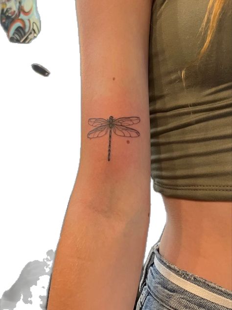 Dragon Fly Tattoo, Fly Tattoo, Small Dragonfly Tattoo, Whimsical Tattoos, Artsy Tattoos, Small Girly Tattoos, Lady Bug Tattoo, Dragonfly Tattoo Design, Belly Tattoos