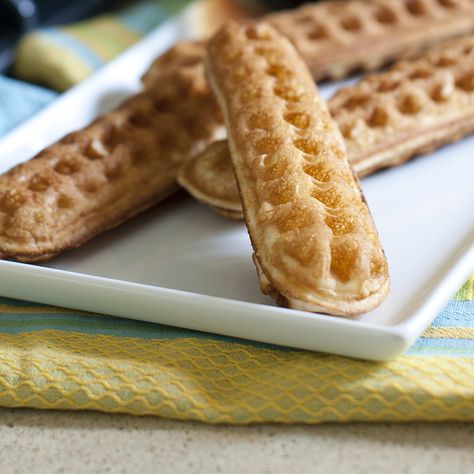 Waffle Dippers, Nordicware Recipes, Waffle Pan, Cooking For A Group, Wakey Wakey, Waffles Maker, Cooking Advice, Belgian Waffles, Nordic Ware