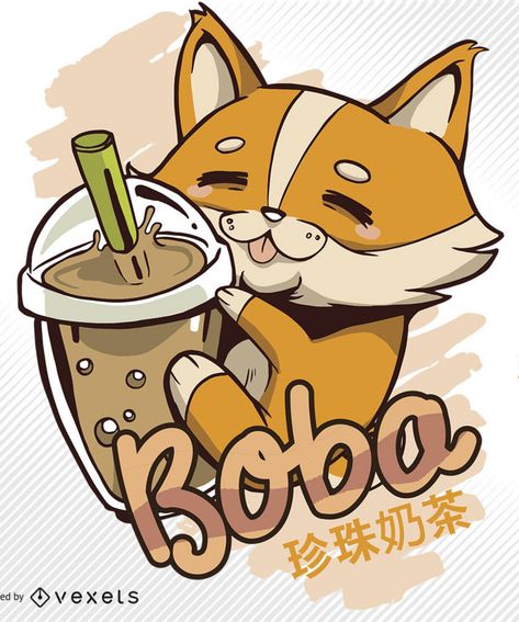 Check out this cute corgi drinking some boba tea. Can be used on t-shirts, hoodies, mugs, posters and any other merchandise. Ready to use on Merch by Amazon, and other print-on-demand platforms like Redbubble, Teespring, Spreadshirt and others. Milktea Aesthetic Logo, Milk Tea Picture, Tea Dog, Bubble Tea Flavors, Tea Wallpaper, Tea Logo, Picture Logo, Cute Corgi, Cute Cartoon Animals