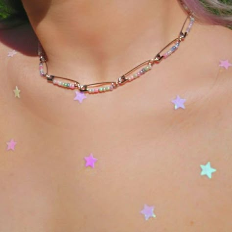 Kalung Choker, Anting Manik, Indie Jewelry, Beaded Necklace Diy, Handmade Jewelry Diy, Beaded Accessories, Diy Crafts Jewelry, Girly Jewelry, Bijoux Diy