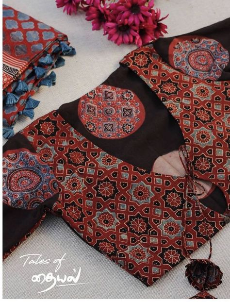 Blouses  design Ajrak Blouse Designs Latest, Ajrak Saree Blouse Designs, Ajrakh Blouse Designs Latest, Ajrakh Saree Blouse Designs, Ajrak Blouse Designs, Ajrakh Blouse Designs, Ajrakh Blouse, Ikat Blouse Designs, Choli Blouse Design