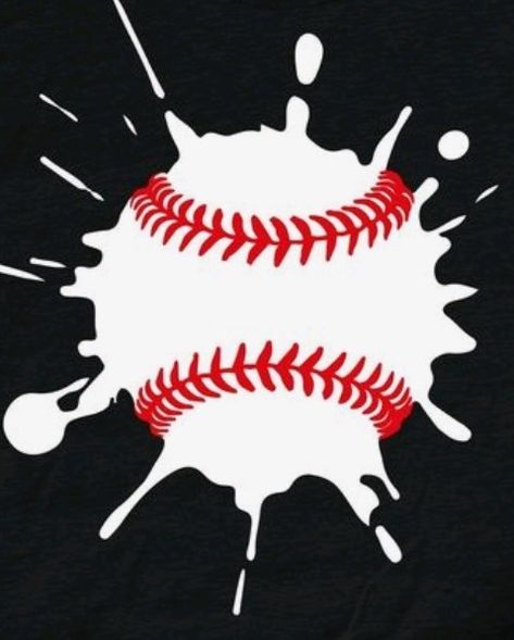 Baseball Window Painting Ideas, Sporty Team Logo Sublimation Design For Baseball Season, Baseball Silhouette Designs, Baseball Clipart Free, Softball Art, Parade Float Diy, Free Svg Shirt Baseball, Cricut Clothes, Baseball Shirt Designs