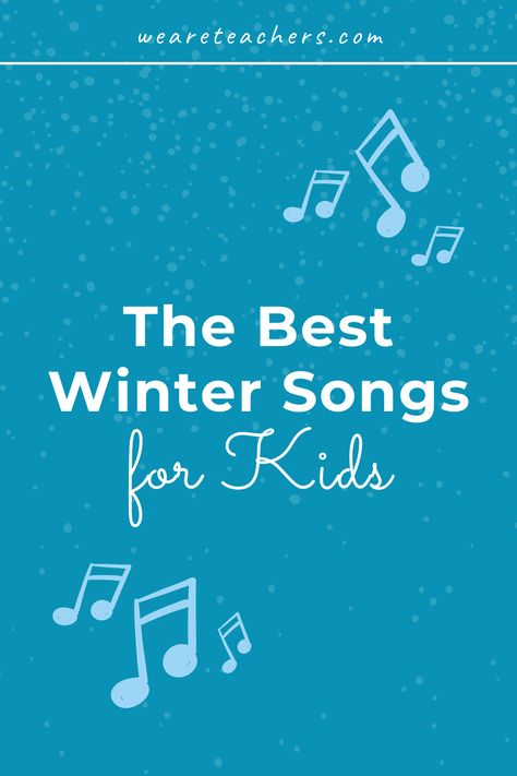 The Best Warm & Inclusive Winter Songs for Kids - WeAreTeachers Winter Songs For Kids, Winter Songs For Preschool, Winter Preschool Activities, Teacher Videos, Transition Songs, Motivate Students, Winter Songs, Creative Videos, We Are Teachers