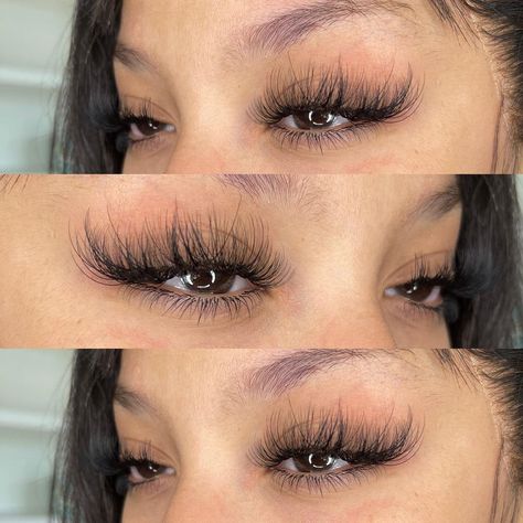 Mink Lashes Houston Tx on Instagram: “Light wispy hybrids 👀👀💕💕 & 7/8mm Classic bottoms #houstonlashes #houstonlashtech #houstonlashextensions” Mommy Makeover Surgery, Natural Fake Eyelashes, Maquillage On Fleek, Lashes Fake Eyelashes, Wispy Eyelashes, Eyelash Technician, Lash Extensions Styles, Eyelash Extensions Styles, Perfect Eyelashes