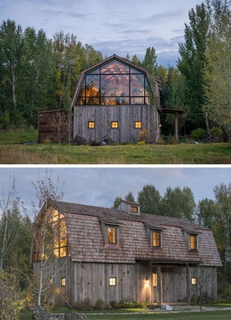 Old Barn House, Barn House Conversion, Barn Houses, Commercial And Office Architecture, Barn Living, Barn Renovation, Converted Barn, Modern Barn House, Barn Homes