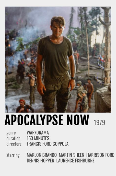 Minimalistic Movie Poster Apocalypse Now Poster, Apocalypse Now Movie, Fear Of Everything, Apocalypse Movies, Post Apocalyptic Movies, Polaroid Posters, Movie Wall, Movie Wall Art, Minimalist Posters